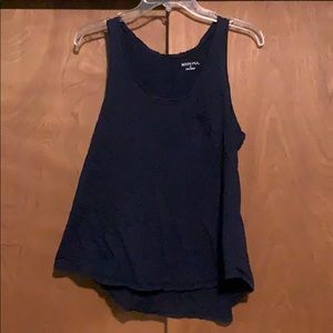 Navy blue tank top